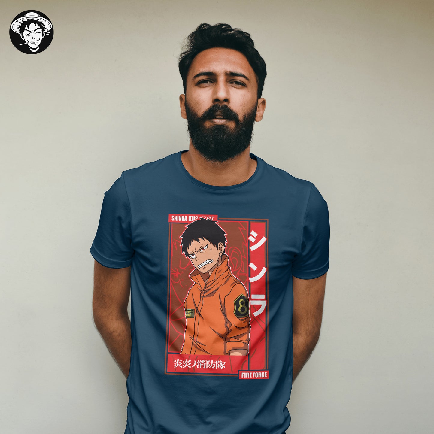 "Fire Force Shinra" Men's Regular Fit Tee