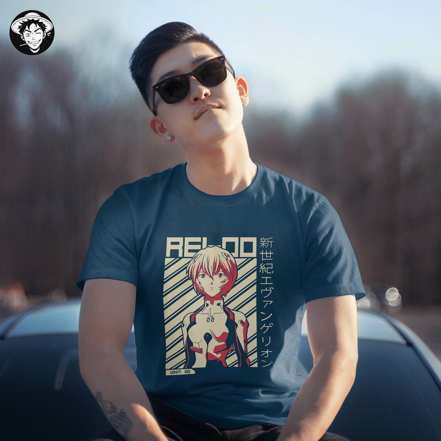 "Evangelion Rei 00" Men's Regular Fit Tee