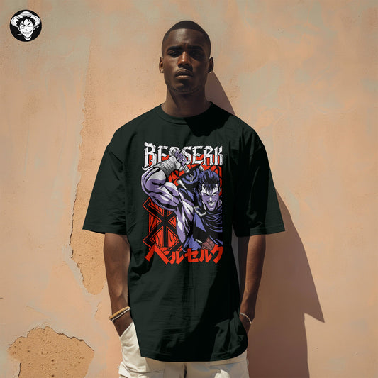 "Berserk Guts" Men's Oversized Tee