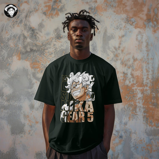 "Gear 5 Nika" Men's Oversized Tee
