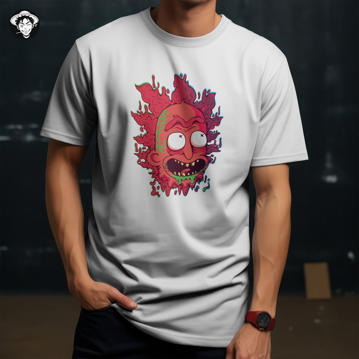 "Melting Rick" Men's Regular Tee
