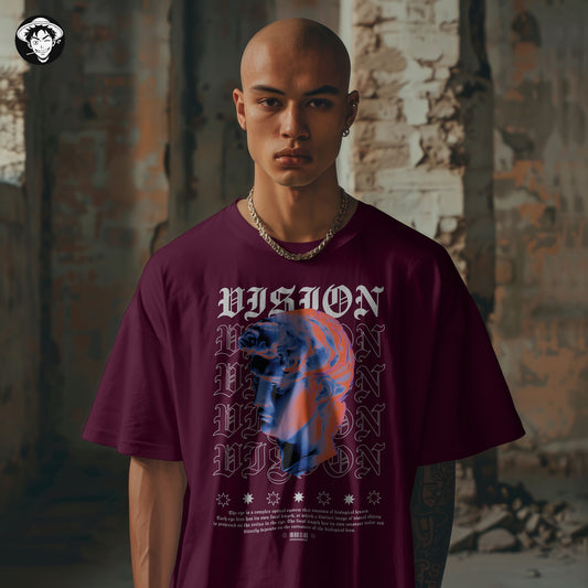 "Vision" Men's Oversized Tee
