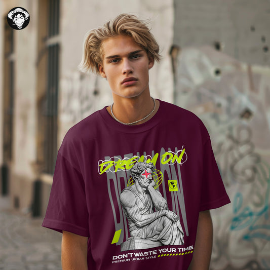 "Dream On" Men's Oversized Tee