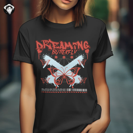 "Dreaming Butterfly" Women's Regular Tee