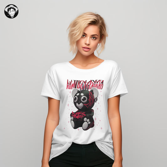 "Cute But Psycho- Crimson Red" Women's Regular Tee