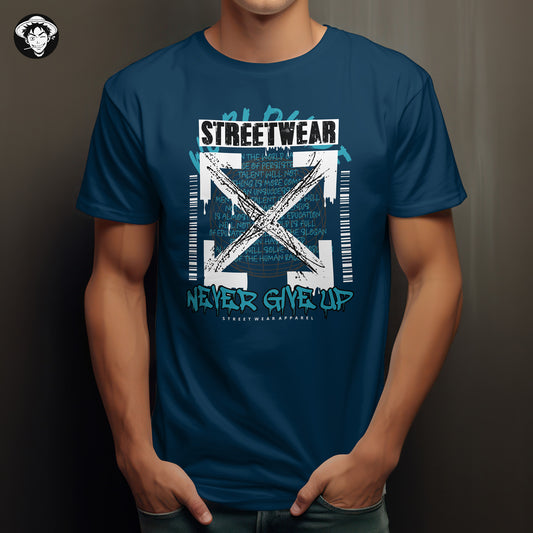 "Never Give Up" Men's Regular Tee