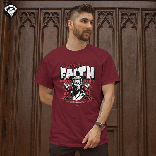 "Faith Over Fear" Men's Regular Tee