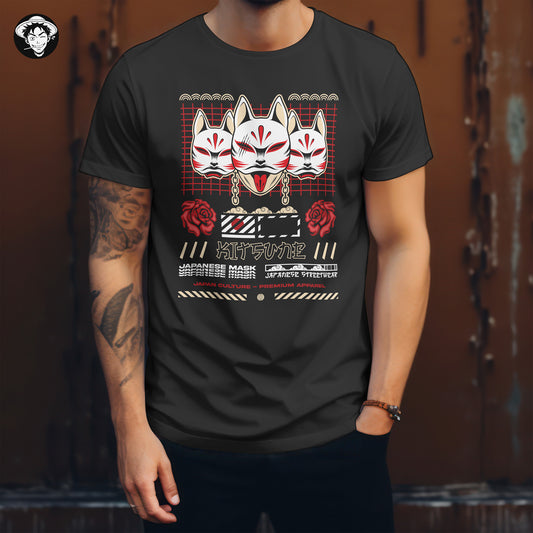 "Kitsune Japan" Men's Regular Tee