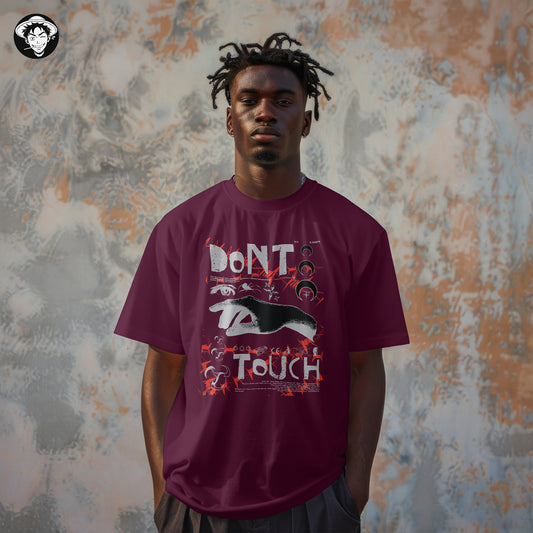 "Don't Touch" Men's Oversized Tee