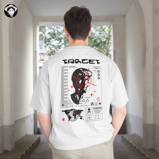"Target Lock-On" Men's Oversized Tee