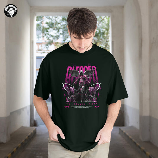 "Ethereal Light" Men's Oversized Tee