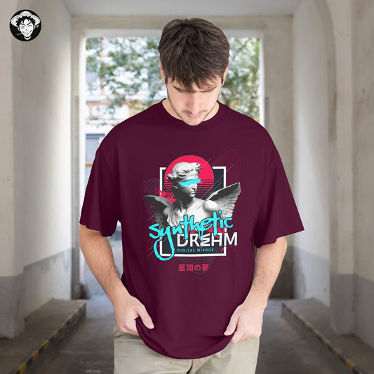 "Synthetic Dream" Men's Oversized Tee