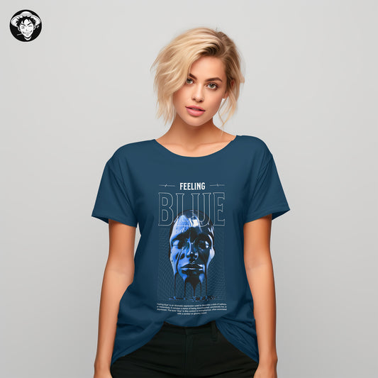 "Feeling Blue" Women's Regular Tee