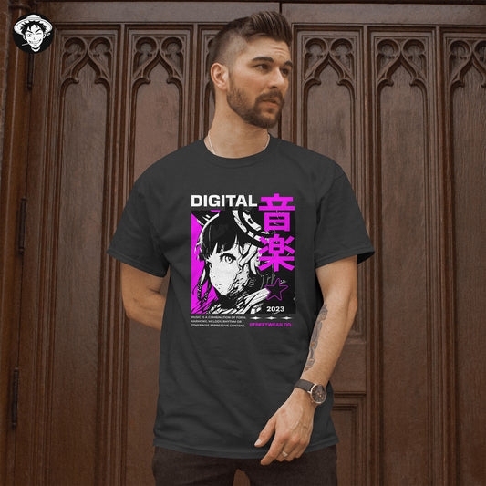 "Digital Music" Men's Regular Tee