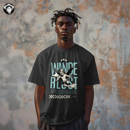 "Wanderlust" Men's Oversized Tee