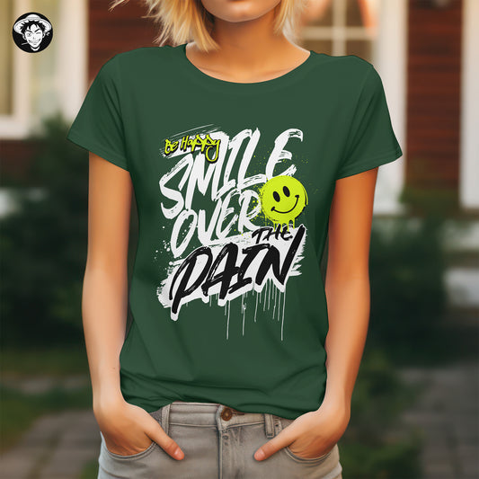 "Be Happy" Women's Regular Tee