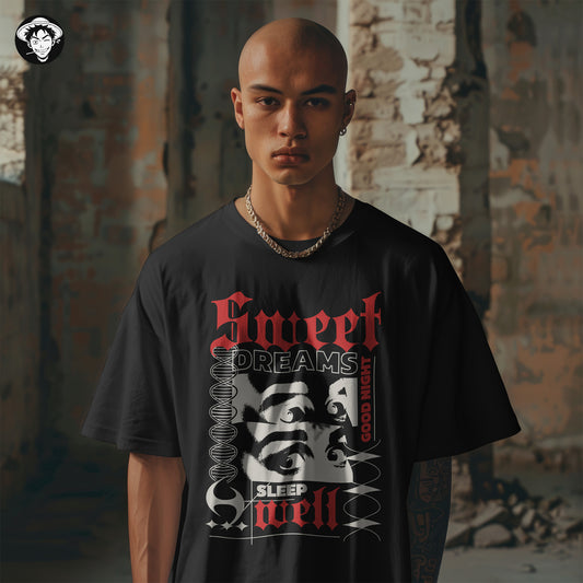 "Sleep Well" Men's Oversized Tee