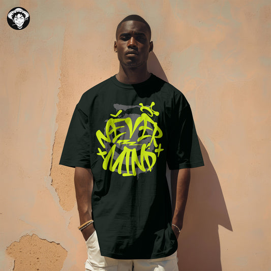 "Never Mind" Men's Oversized Tee