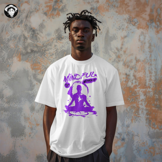 "Mindful Moment" Men's Oversized Tee