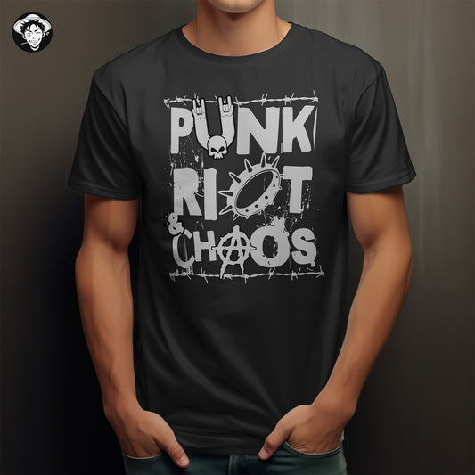 "Punk Riot Chaos" Men's Regular Tee