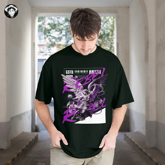 "Rebel Angel" Men's Oversized Tee