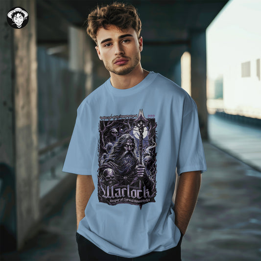 "Cursed Warlock" Men's Oversized Tee