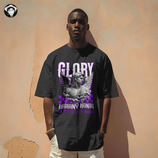 "Radiant Honor" Men's Oversized Tee