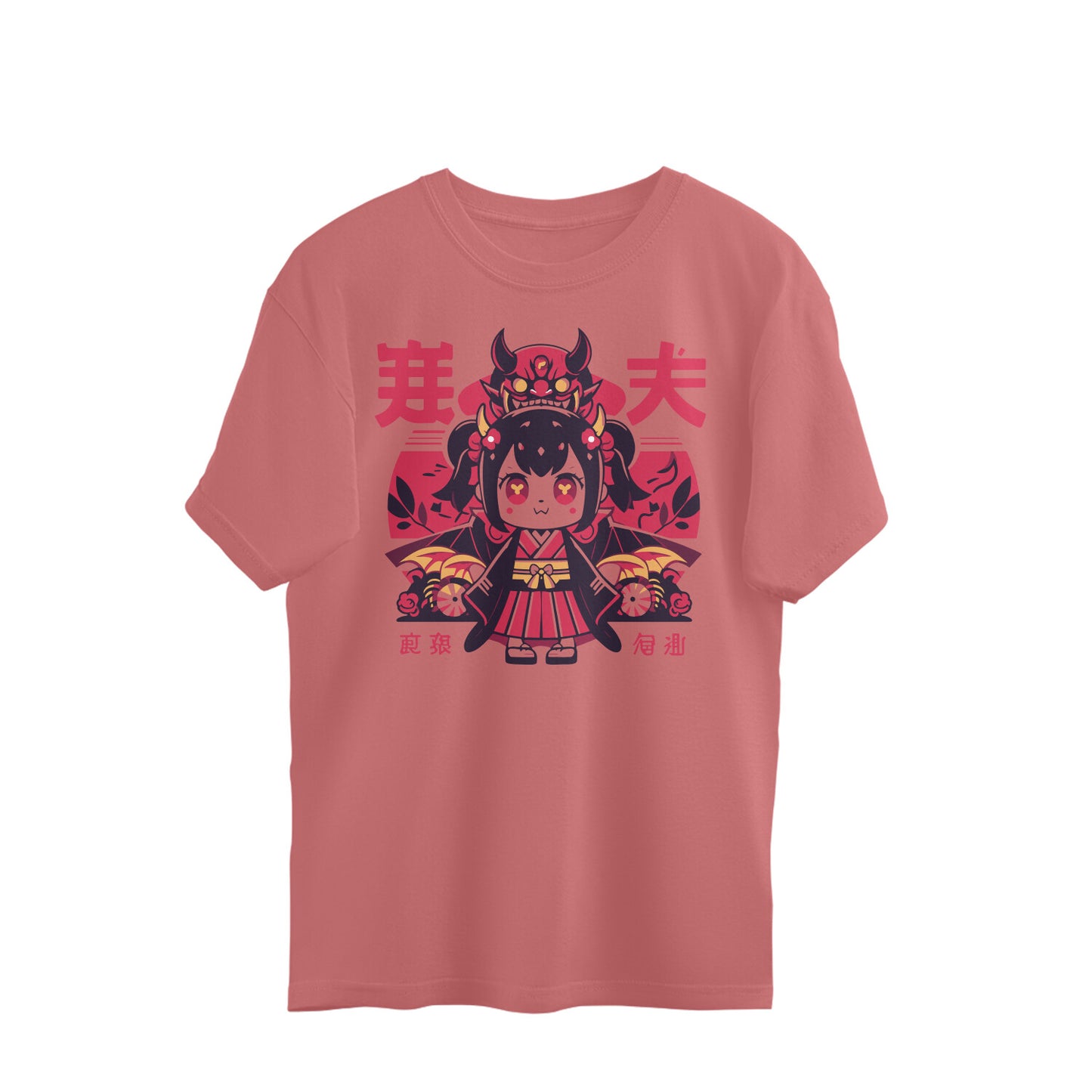 "Oni Chibi" Men's Oversized Tee