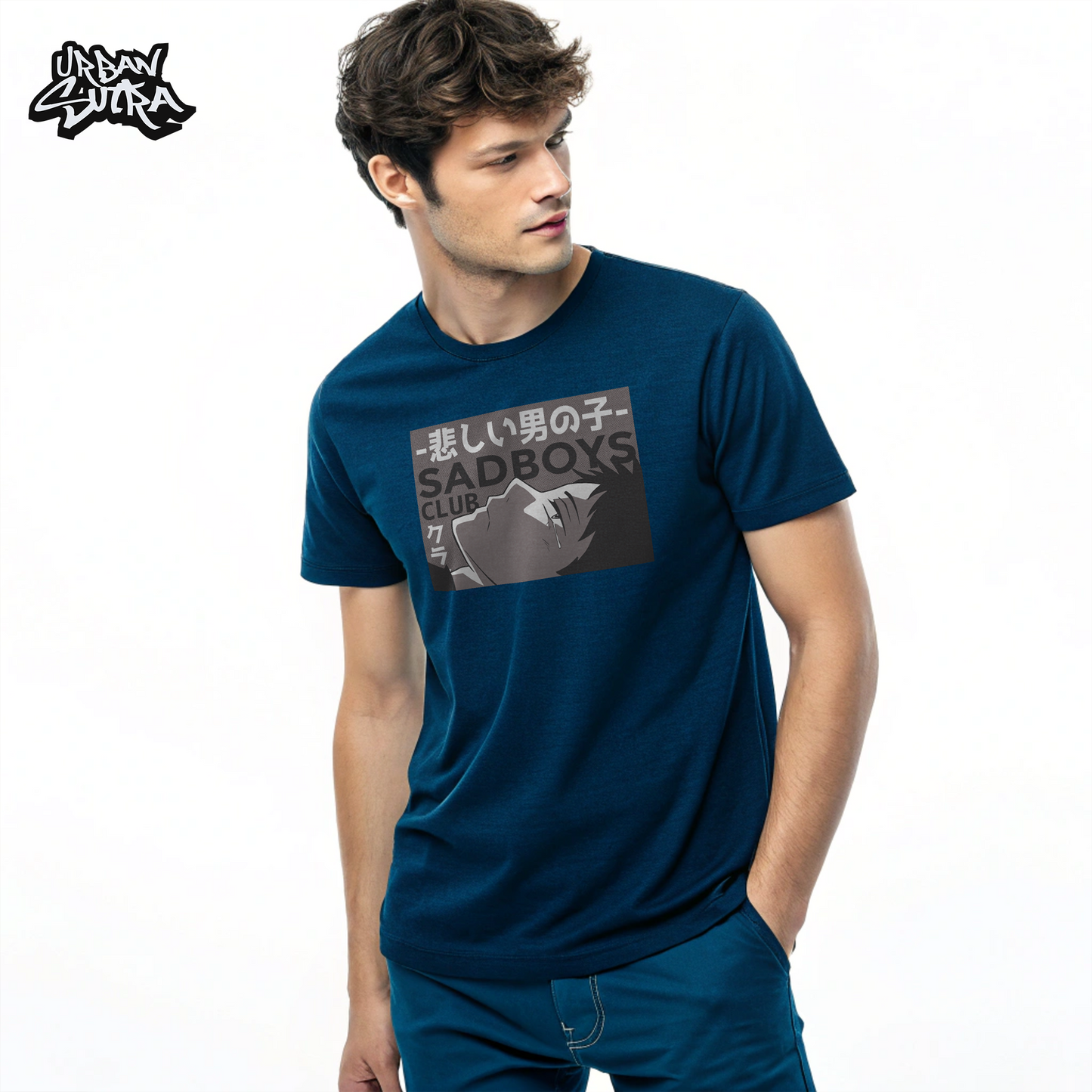 "Sad Boys Club" Men's Regular Fit Tee