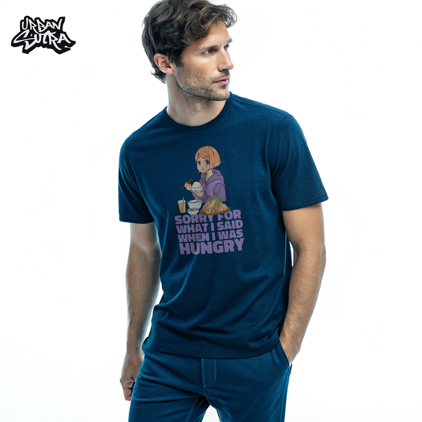 "Hungry Talk" Men's Regular Fit Tee