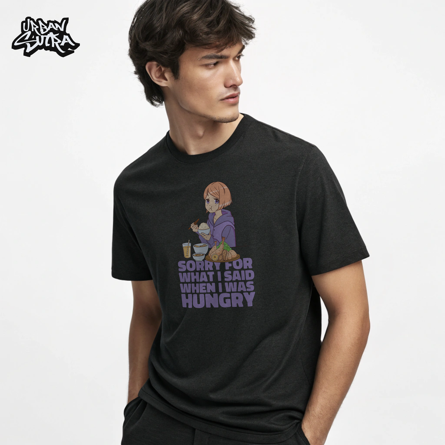 "Hungry Talk" Men's Regular Fit Tee