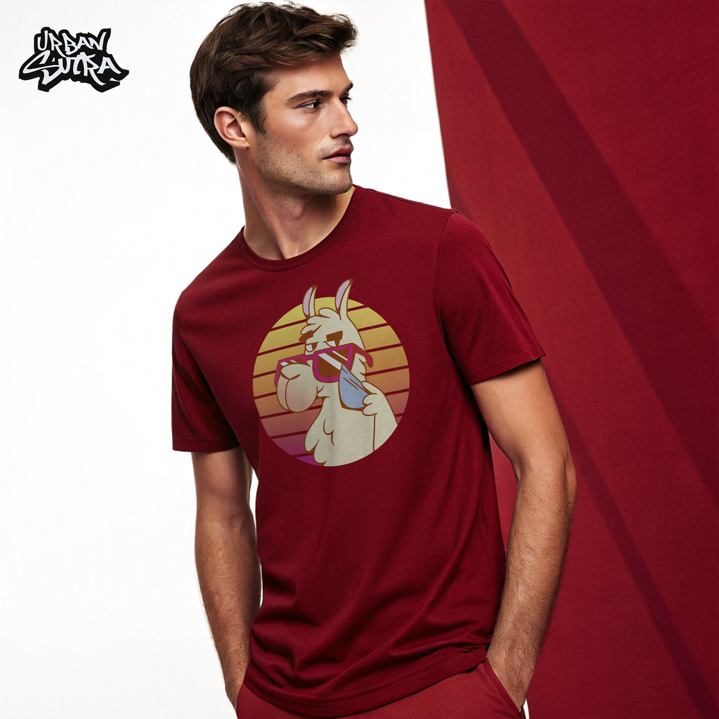 "Llama Cool" Men's Regular Fit Tee