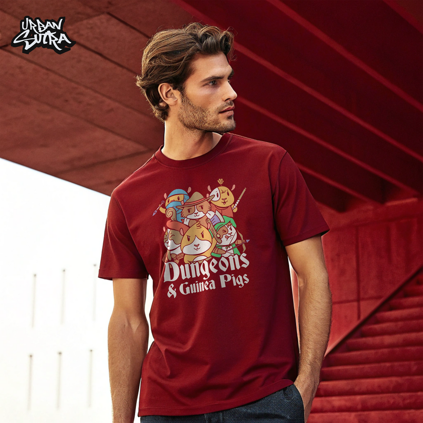 "Dungeons & Guinea Pigs" Men's Regular Fit Tee
