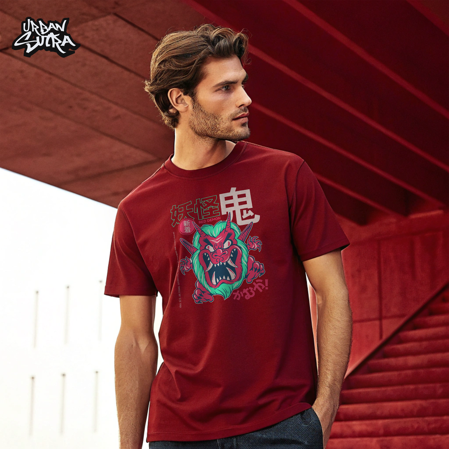 "Oni Mask" Men's Regular Fit Tee