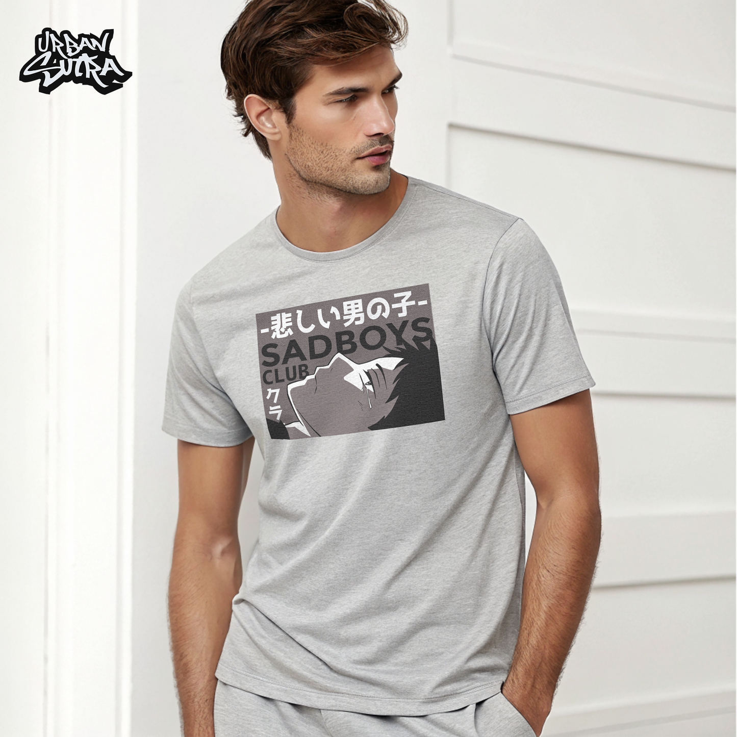 "Sad Boys Club" Men's Regular Fit Tee
