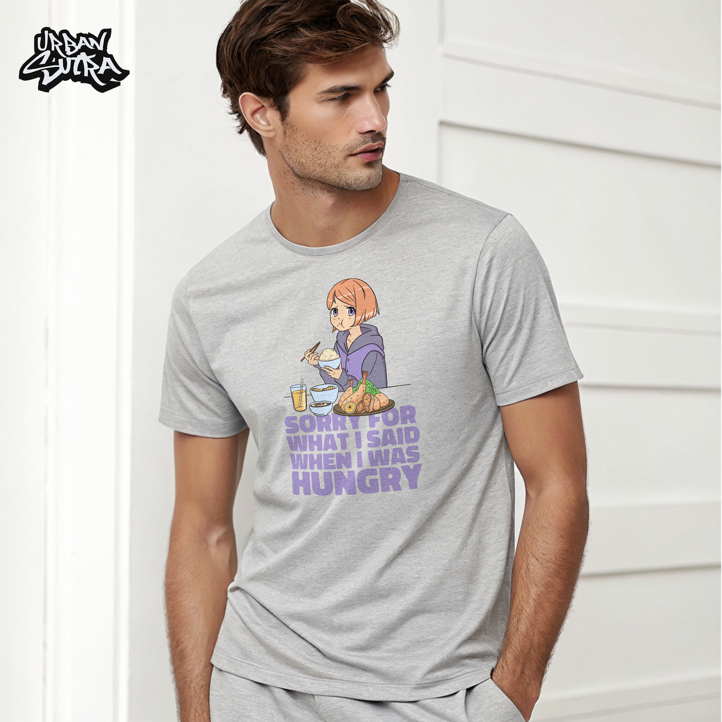 "Hungry Talk" Men's Regular Fit Tee