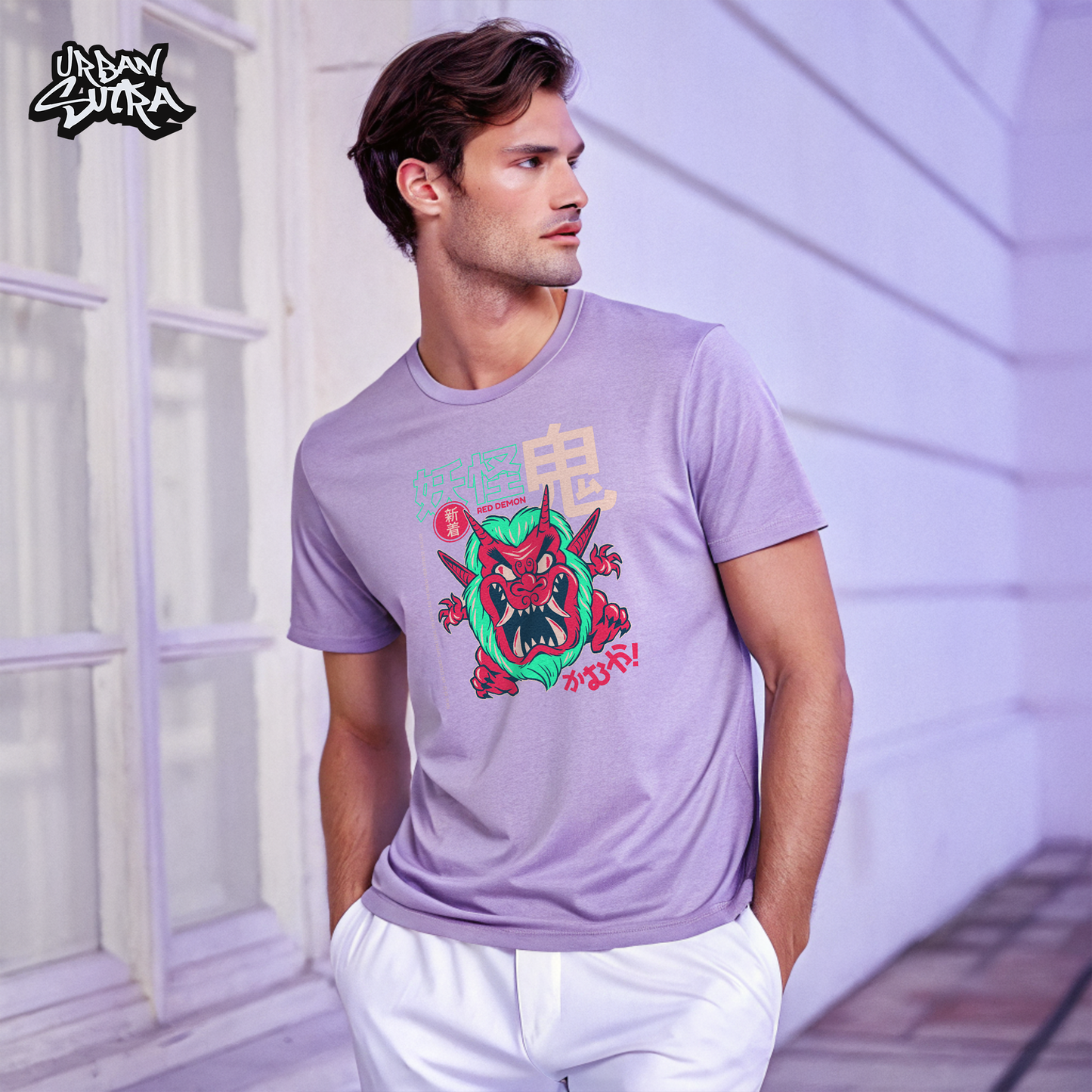 "Oni Mask" Men's Regular Fit Tee