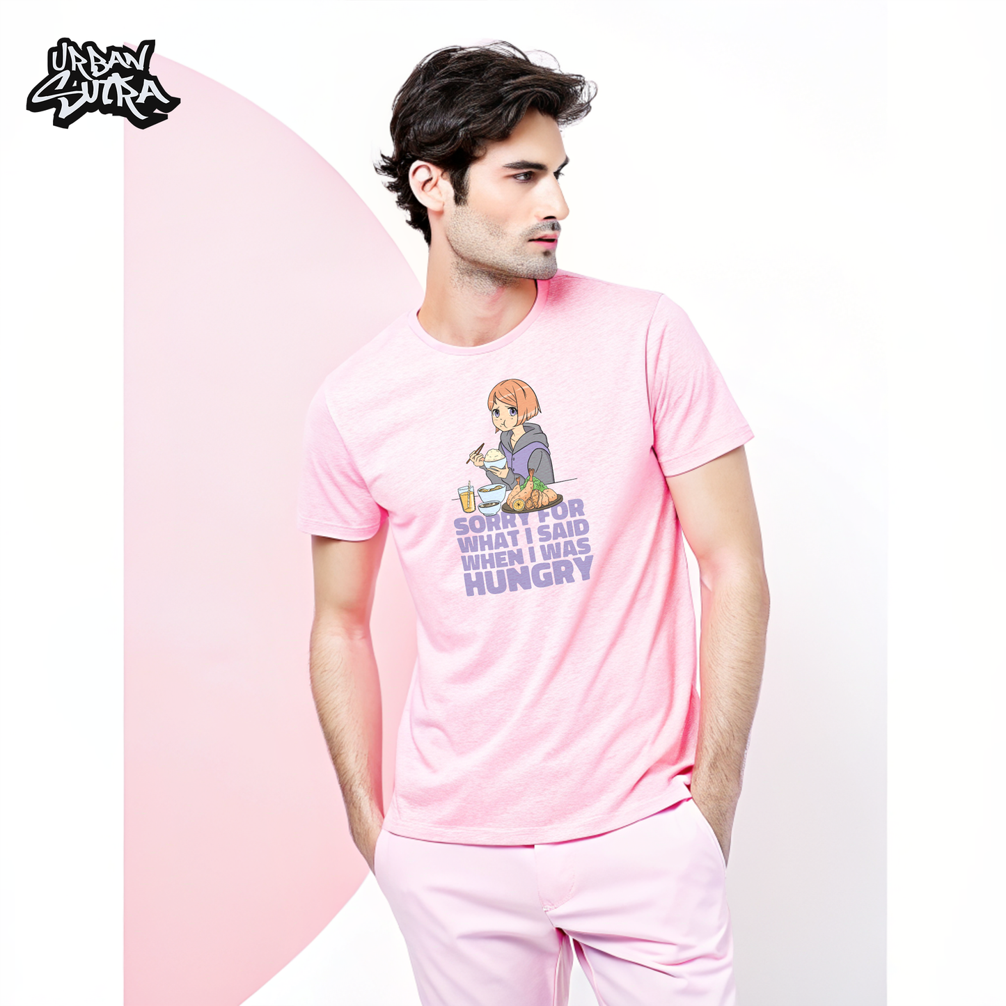 "Hungry Talk" Men's Regular Fit Tee