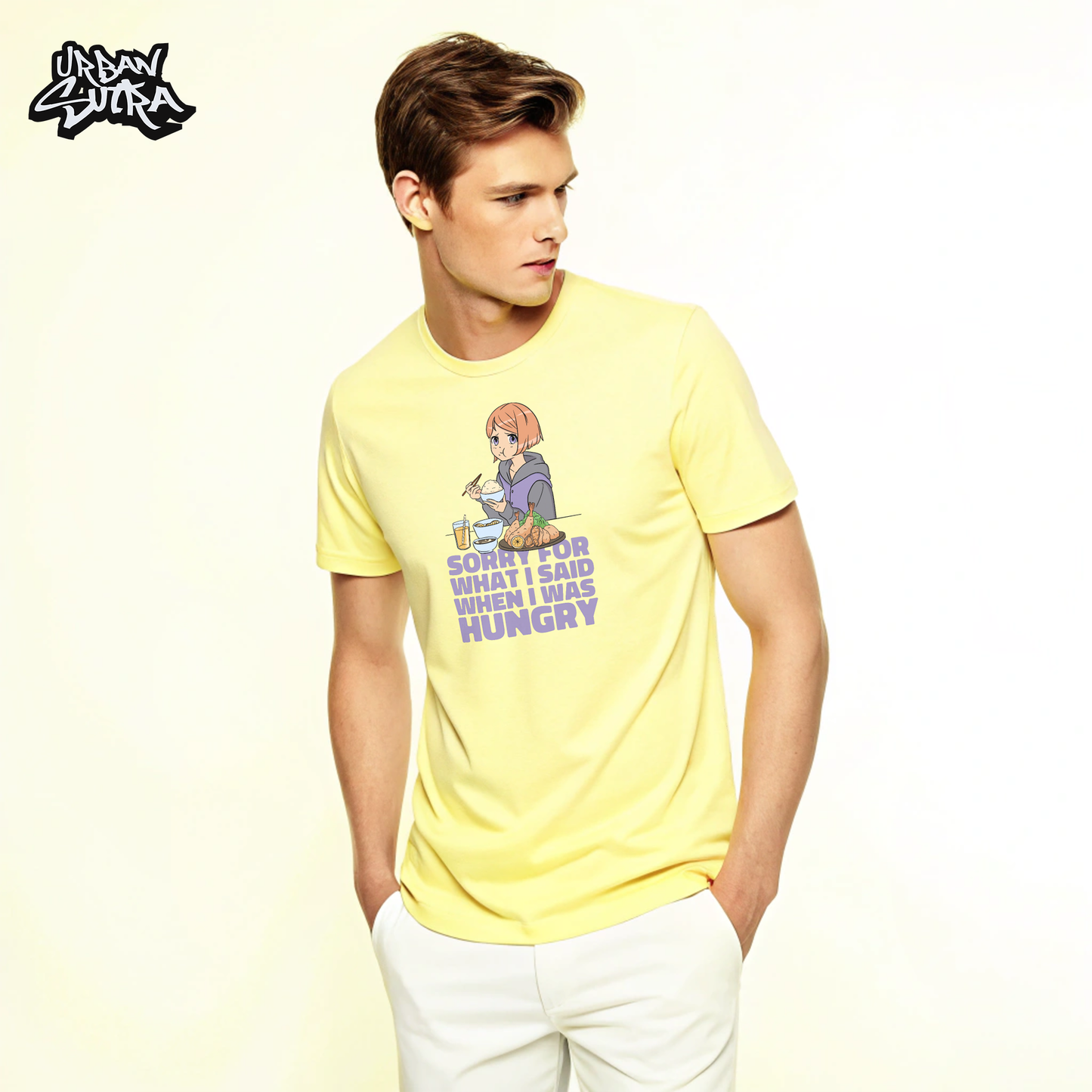 "Hungry Talk" Men's Regular Fit Tee