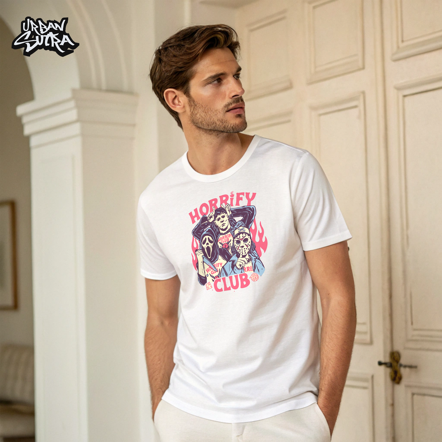 "Horrify Club" Men's Regular Fit Tee