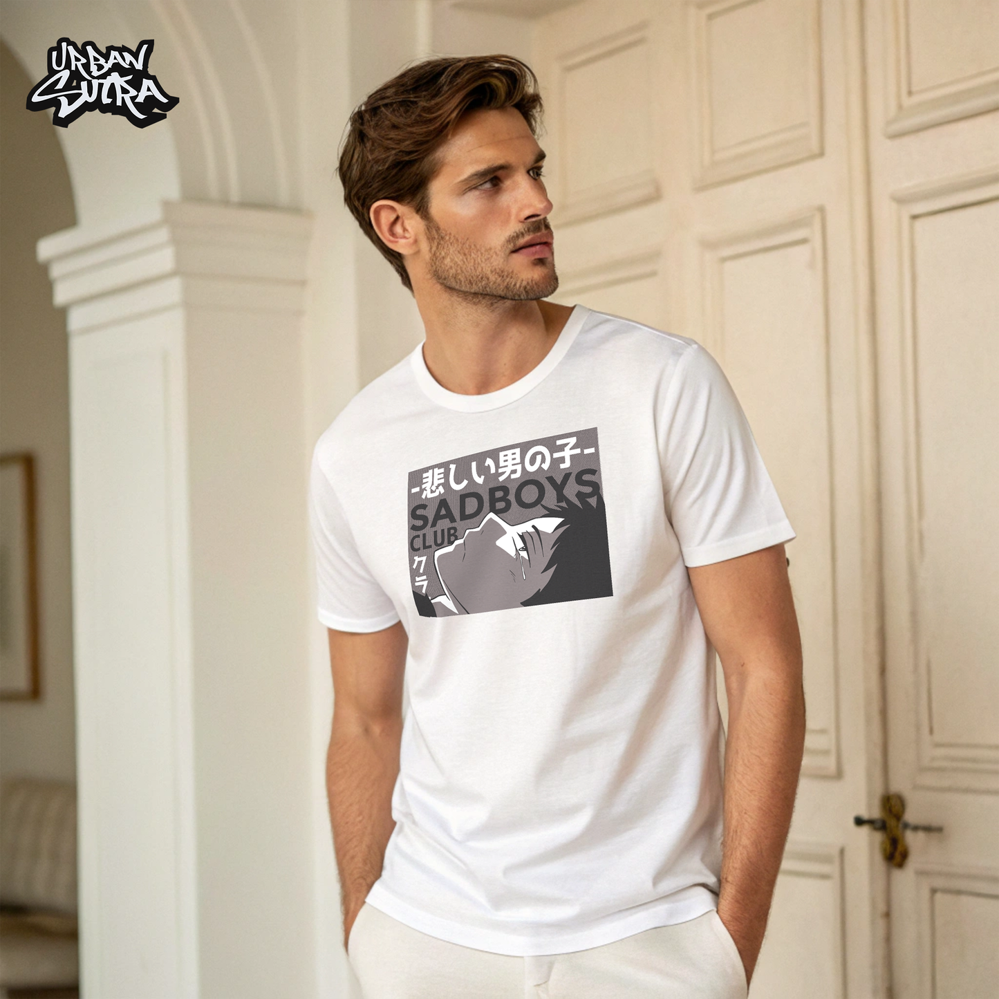 "Sad Boys Club" Men's Regular Fit Tee