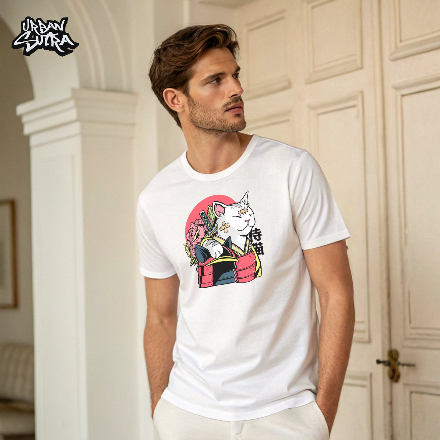 "Neko Shogun" Men's Regular Fit Tee