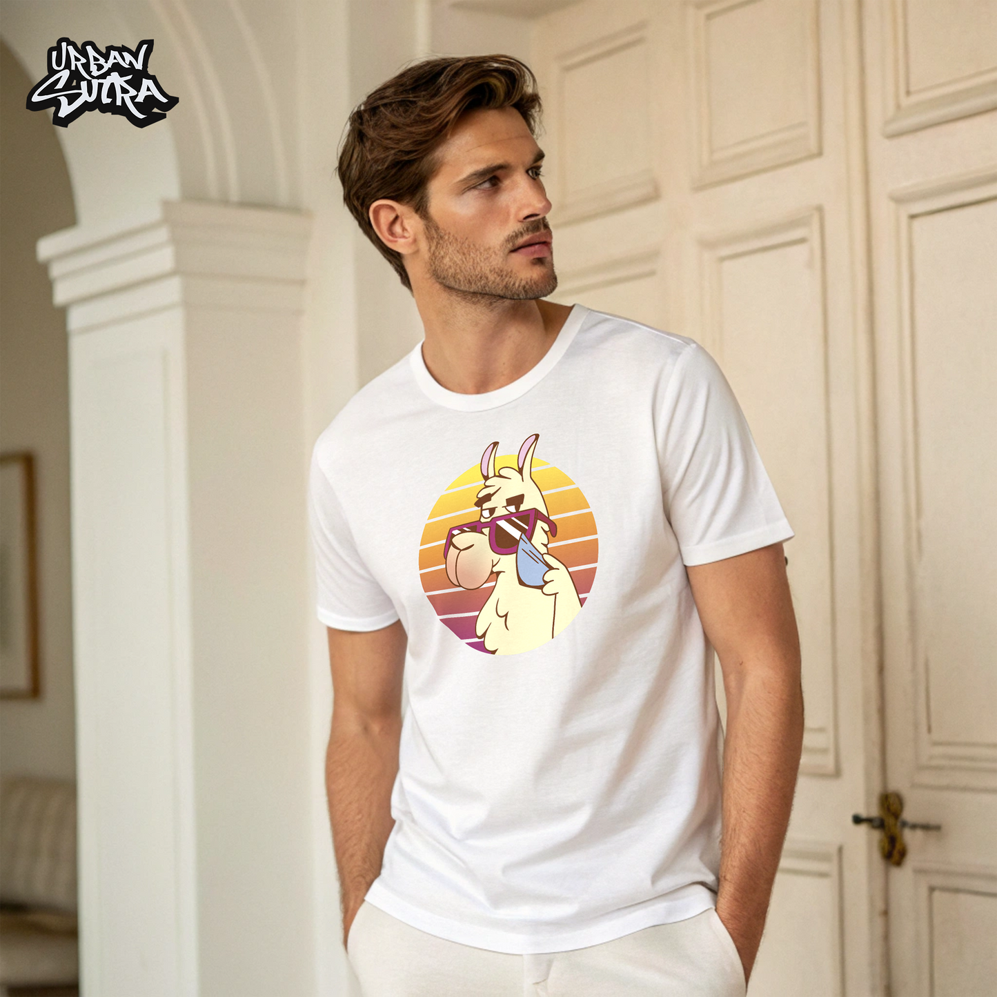 "Llama Cool" Men's Regular Fit Tee