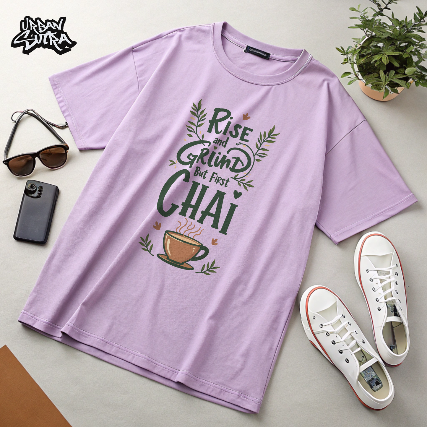 "Chai Love" Men's Oversized Tee