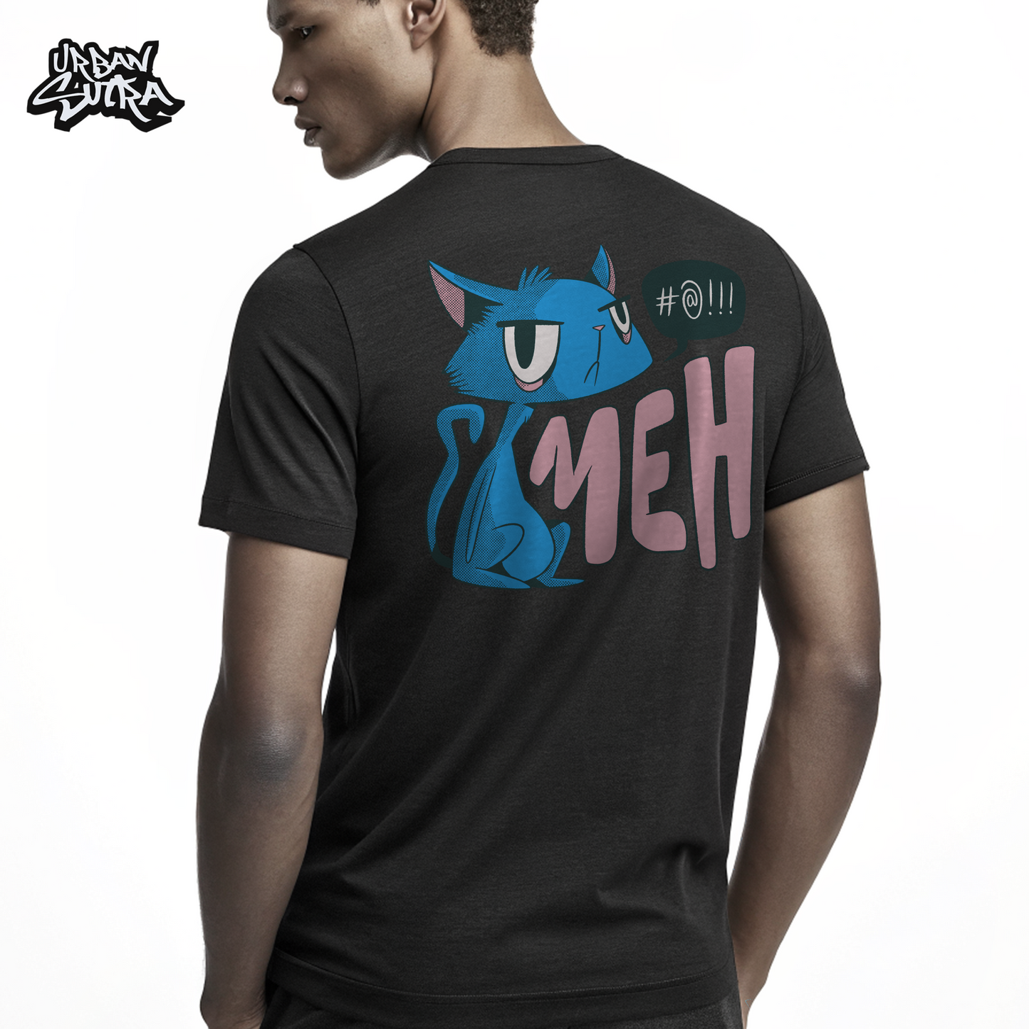 "Meh Cat" Men's Regular Fit Tee