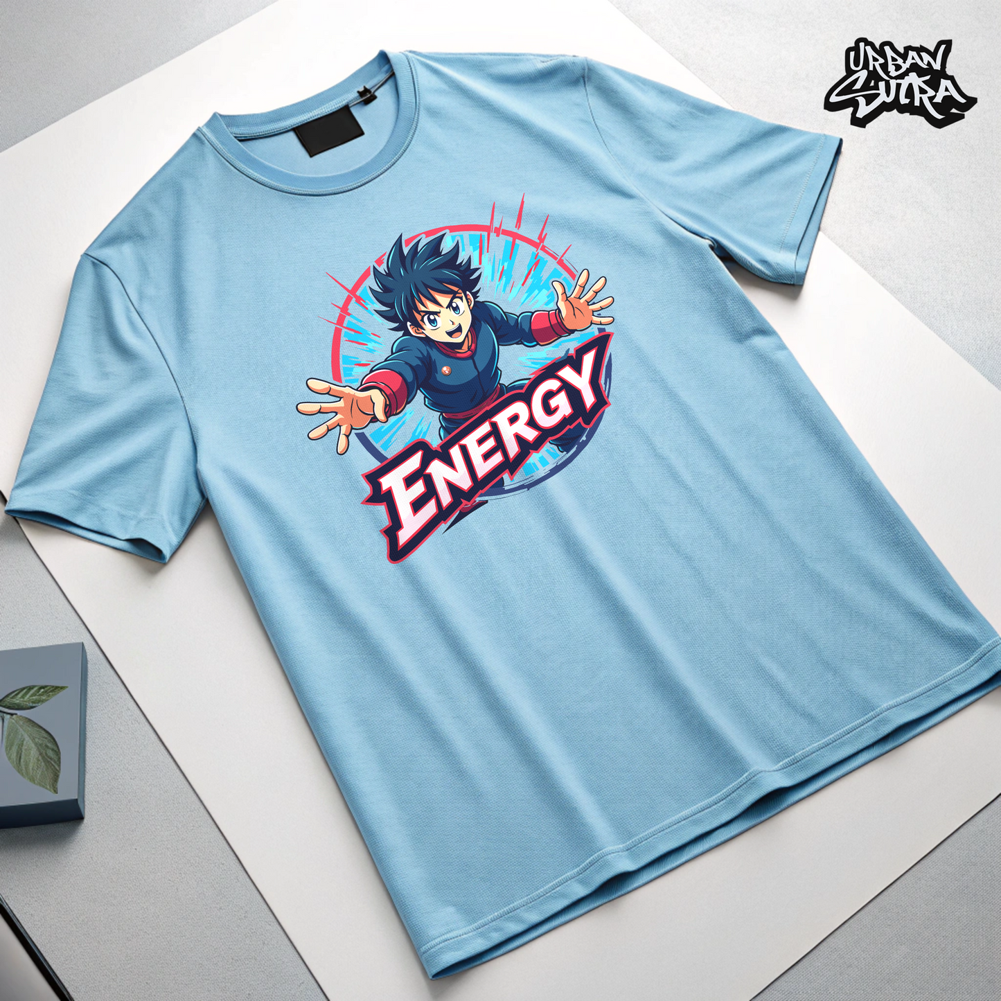 "Hero Energy" Men's Oversized Tee