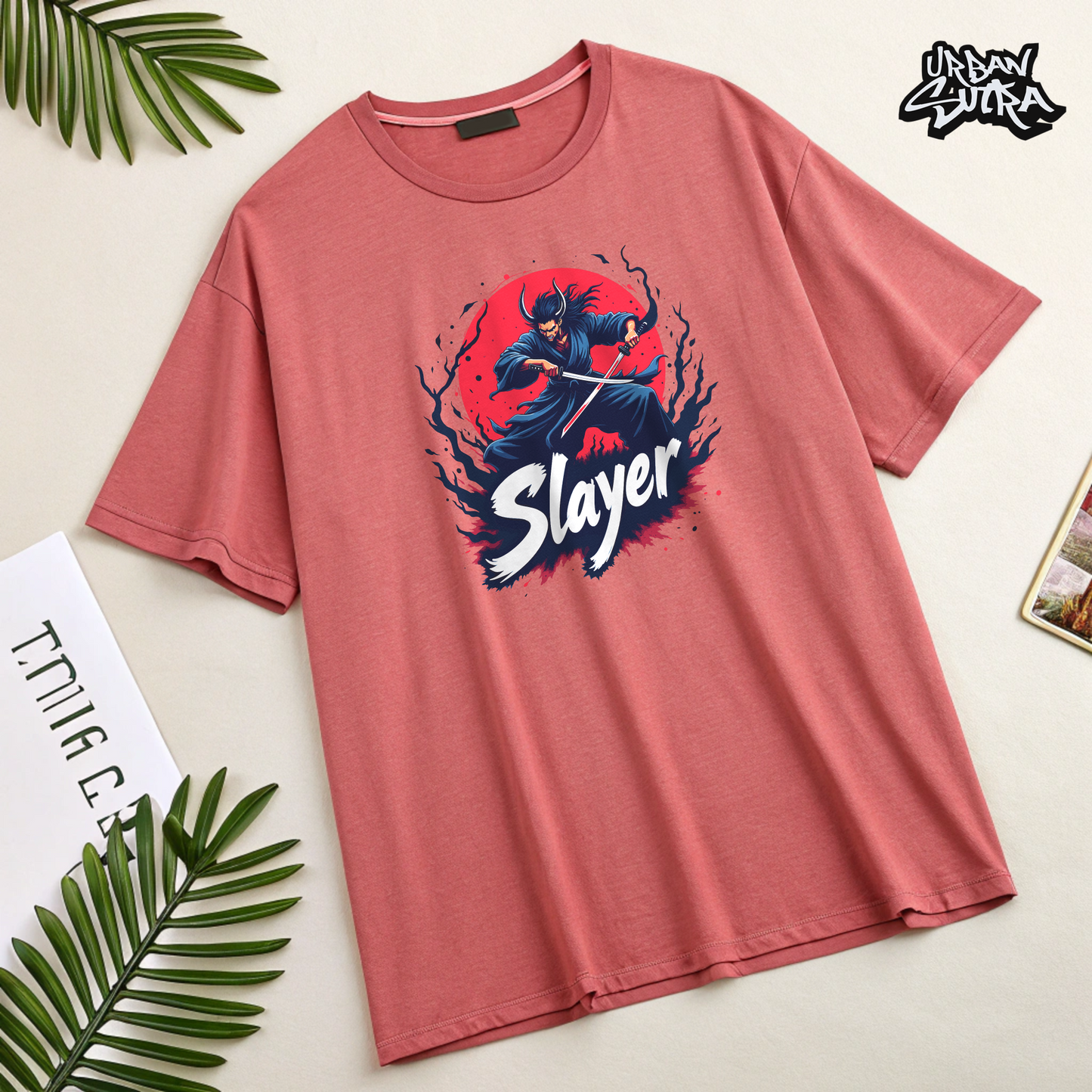 "Slayer Akuma" Men's Oversized Tee