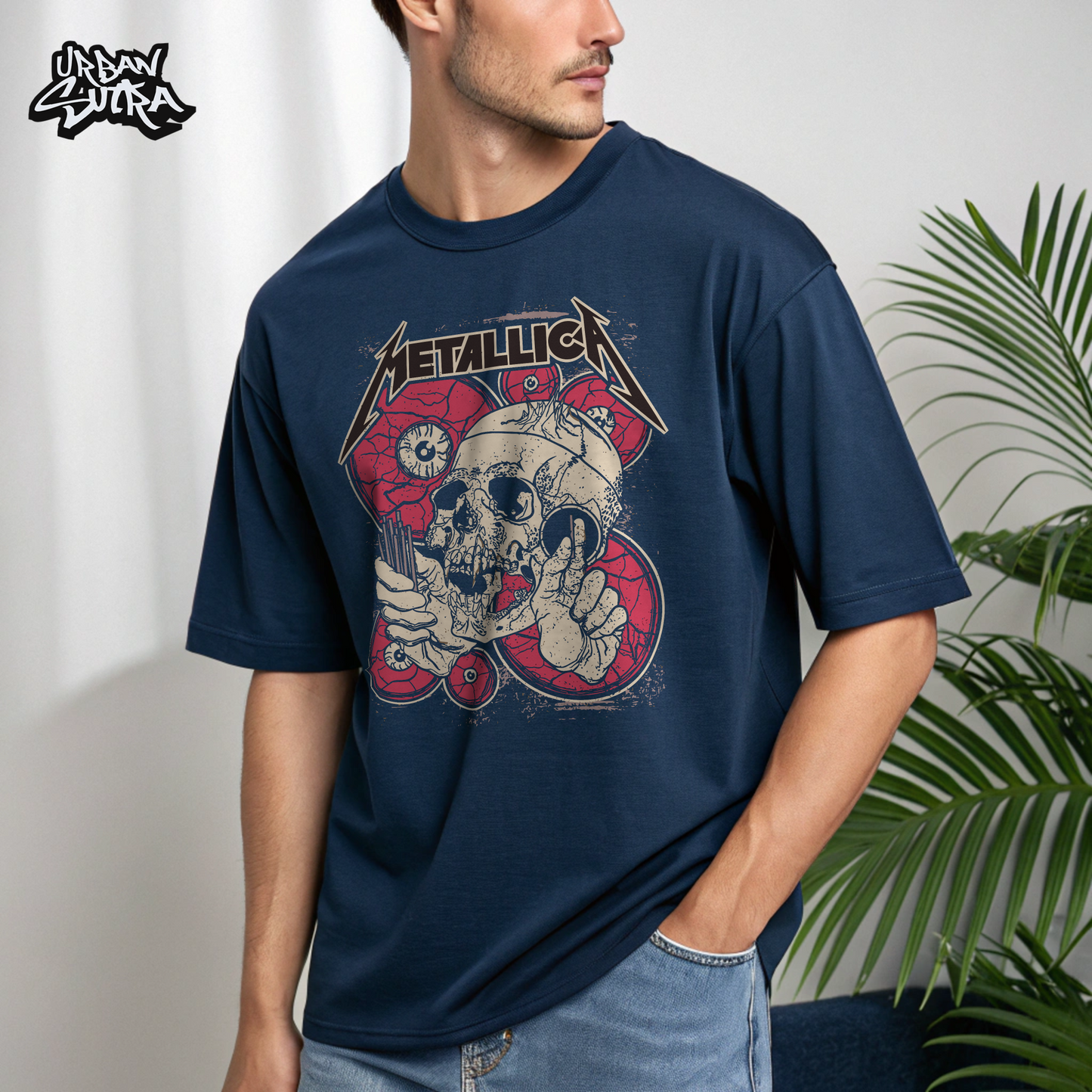 "Metallica" Men's Oversized Tee