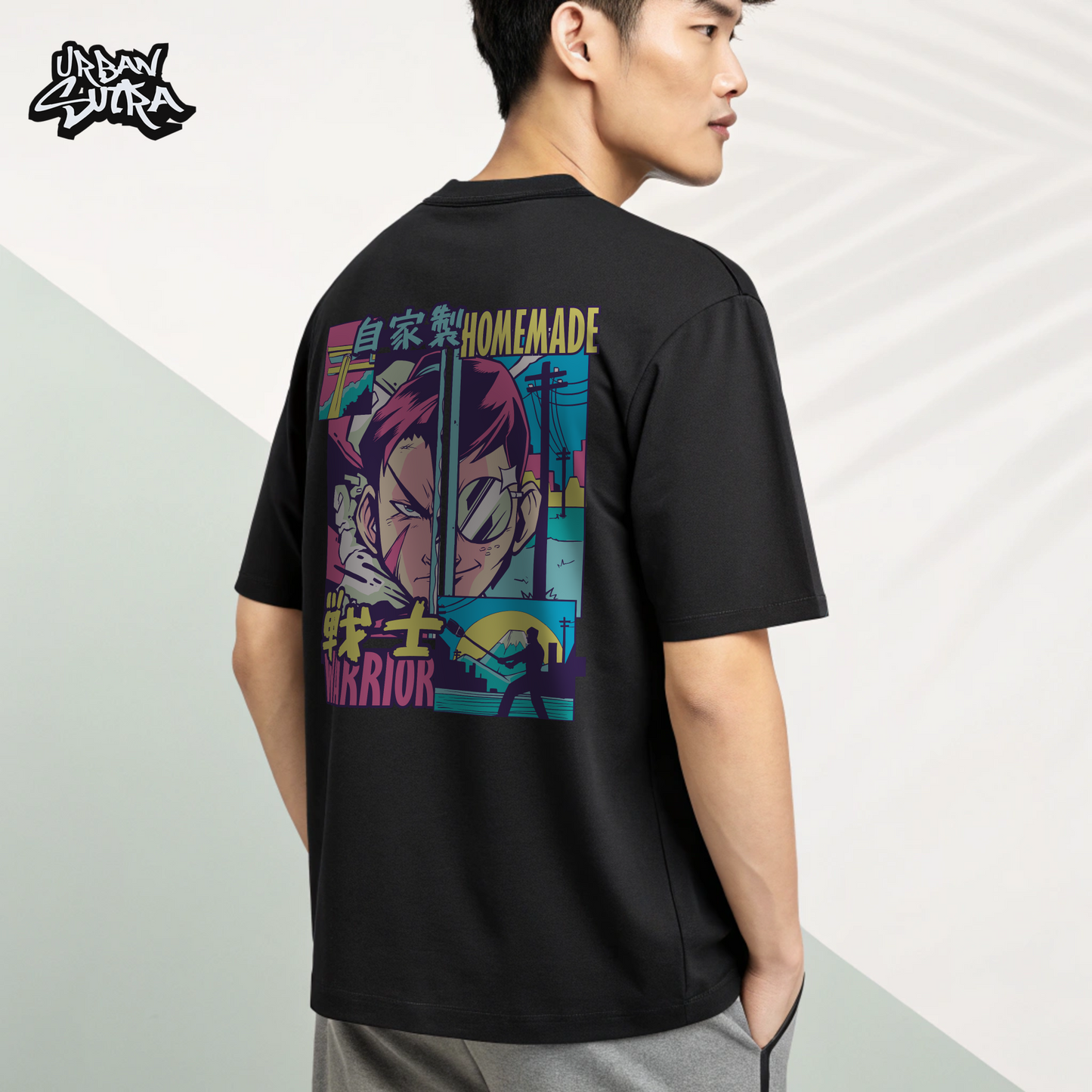 "Homeland Warrior" Men's Oversized Tee