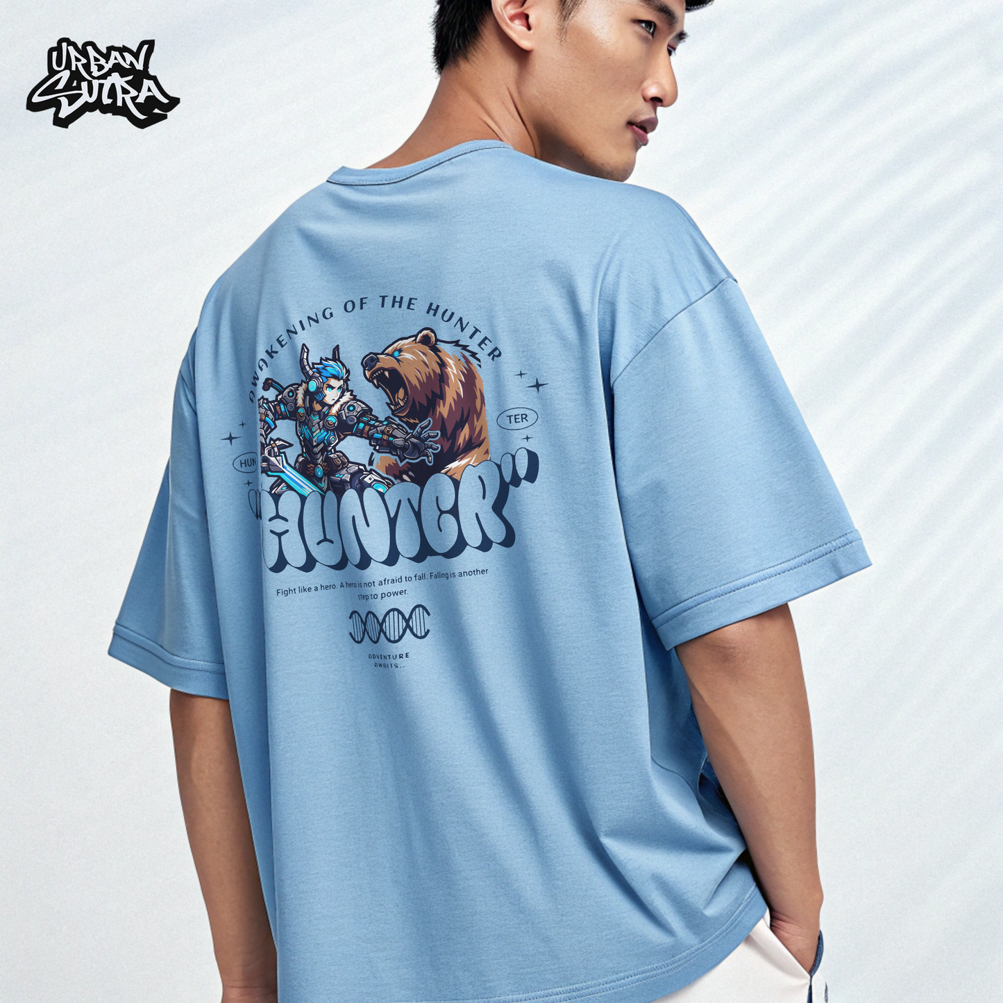 "Hunter Awakening" Men's Oversized Tee